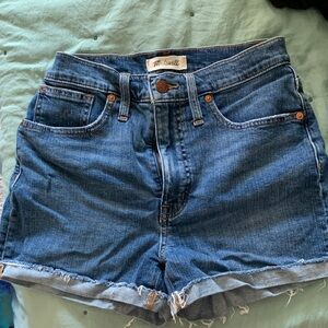 Madewell Blue Jean Shorts